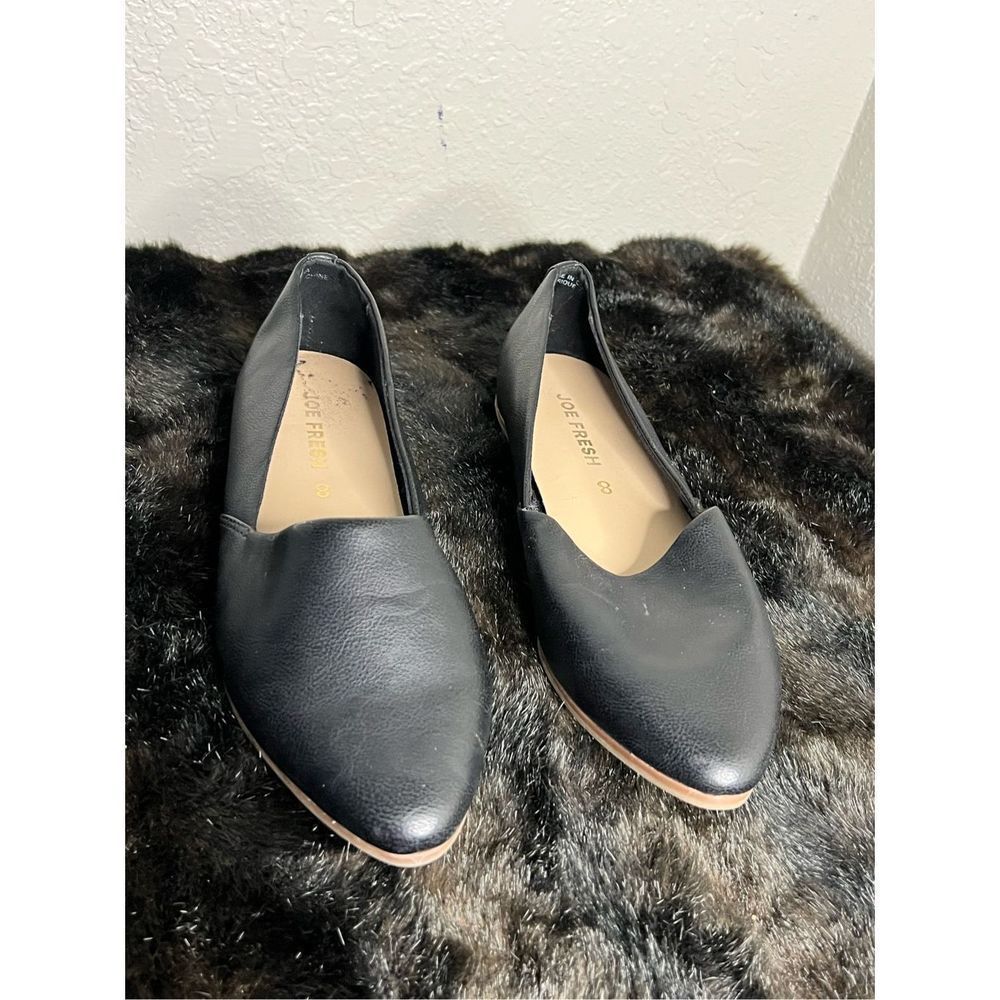 Joe Fresh Ballet Flats Black Comfort Women's Size 8